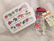 Load image into Gallery viewer, Elephant Bento Box &amp; Drink Bottle Pack
