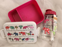 Load image into Gallery viewer, Elephant Bento Box &amp; Drink Bottle Pack
